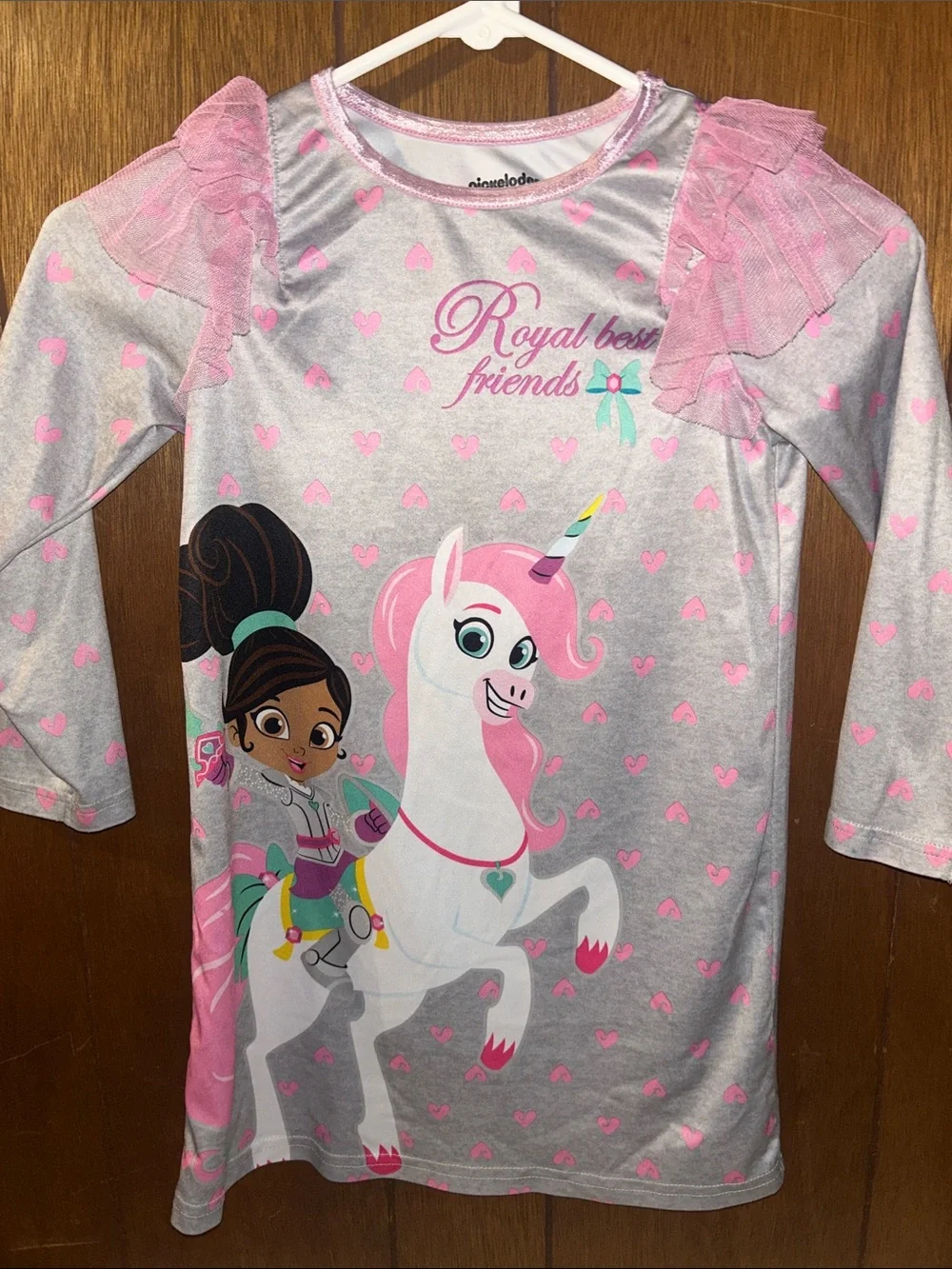 5/$20 Nickelodeon | 'Royal Best Friends' Unicorn Nightgown